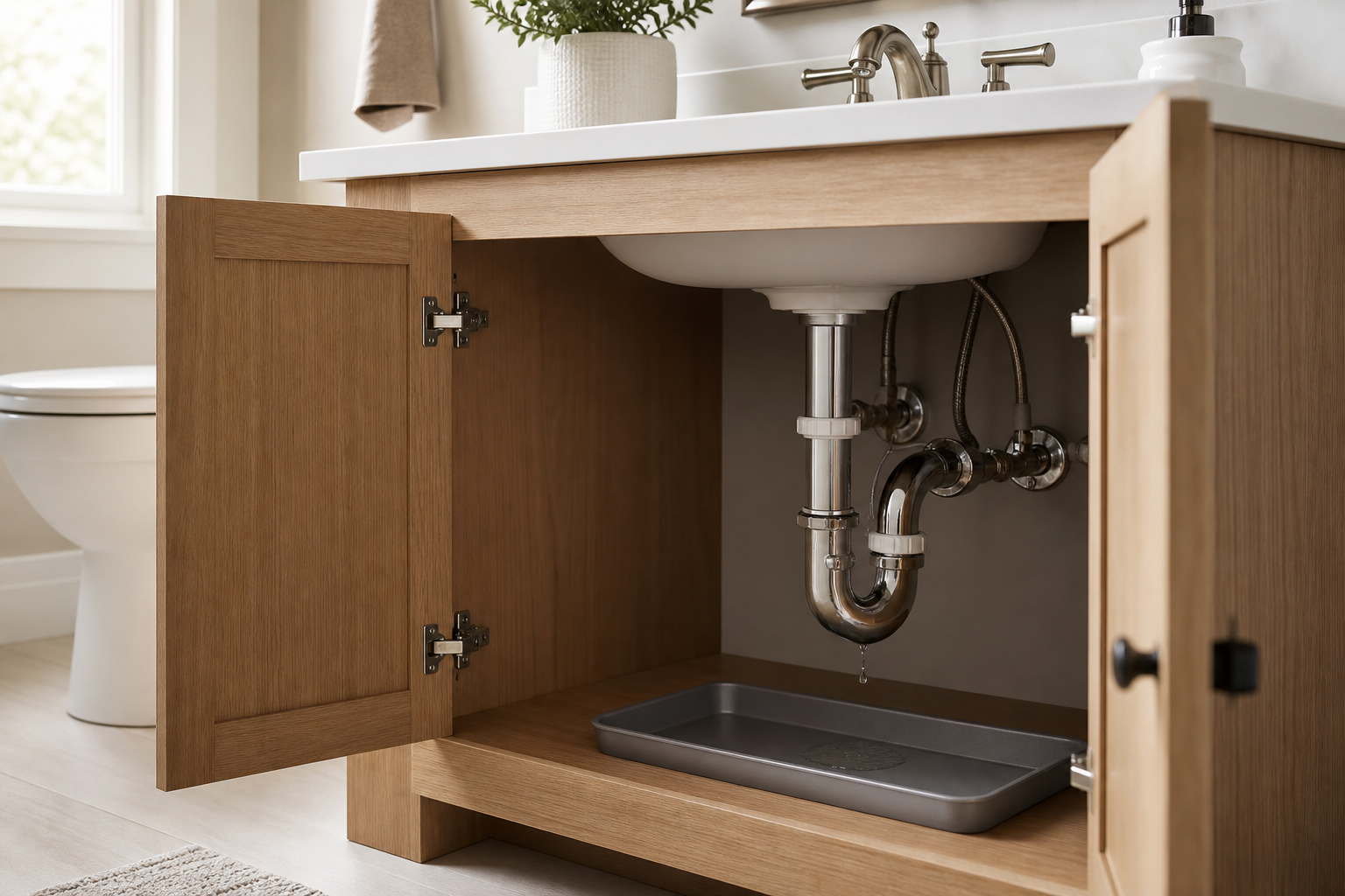 What to Do When Your San Antonio Bathroom Sink Is Leaking Underneath