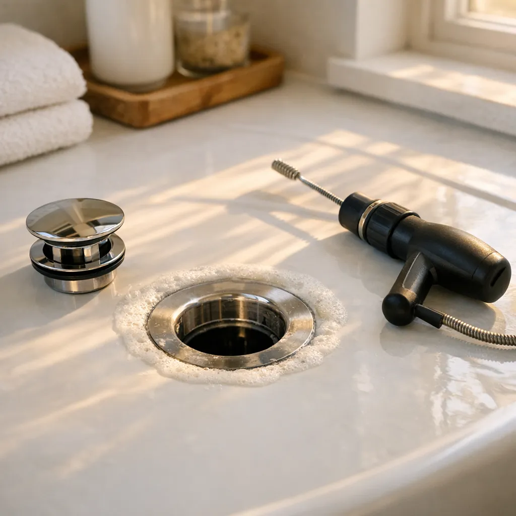 The Best Way to Unclog a Sink Safely—and Keep It Flowing (San Antonio Mineral Buildup Fix)