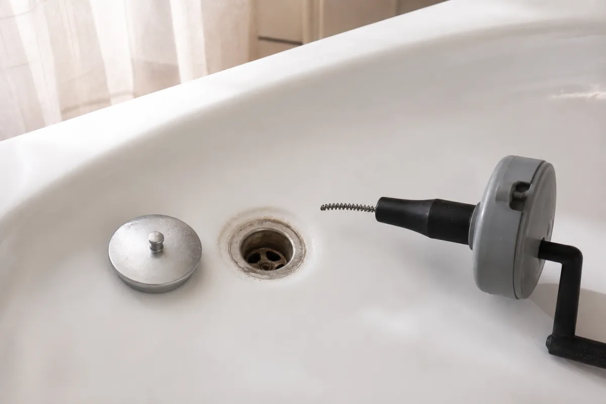 Clogged Bathtub Drain in San Antonio: Mineral Buildup Causes and Solutions
