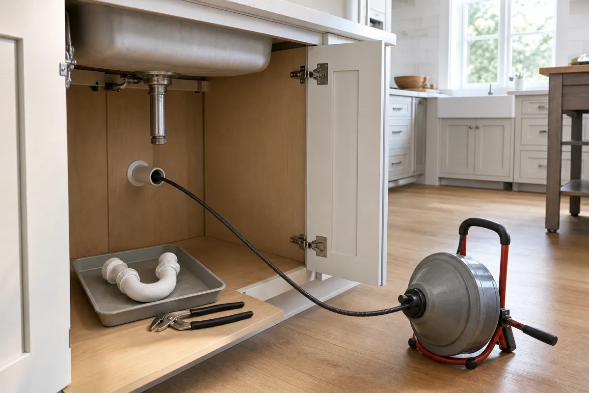 Clogged Sink Drain in San Antonio: Why Mineral Scale Is the Real Problem
