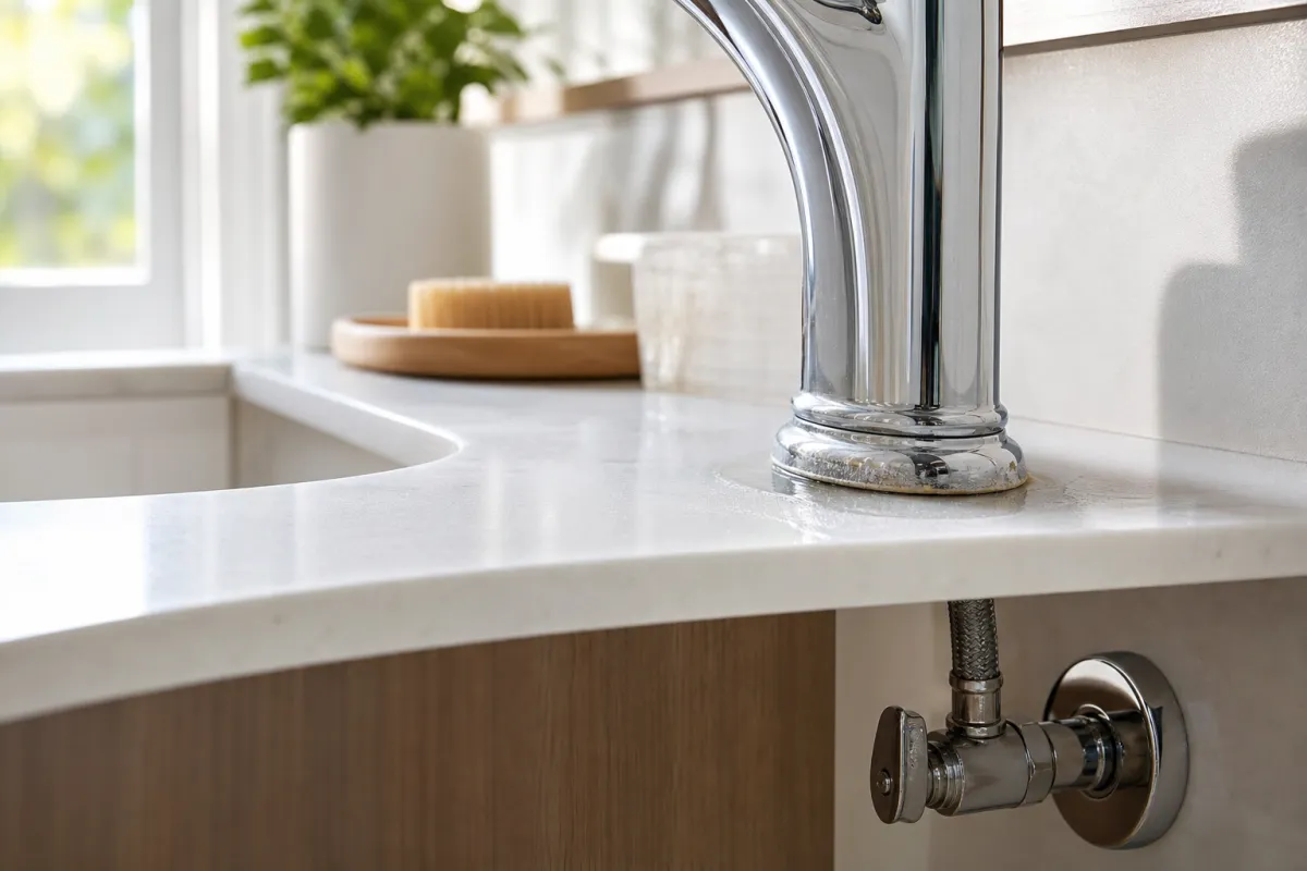 Kitchen Faucet Leaking in San Antonio: Hard Water Scale Damage and Repair